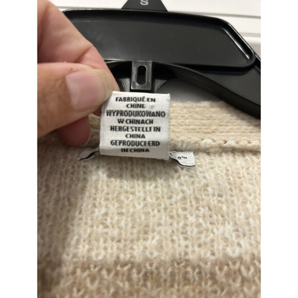 Cupcakes & Cashmere Women's Size Large Brown Academia Button Up Sweater Cardigan - Picture 3 of 5